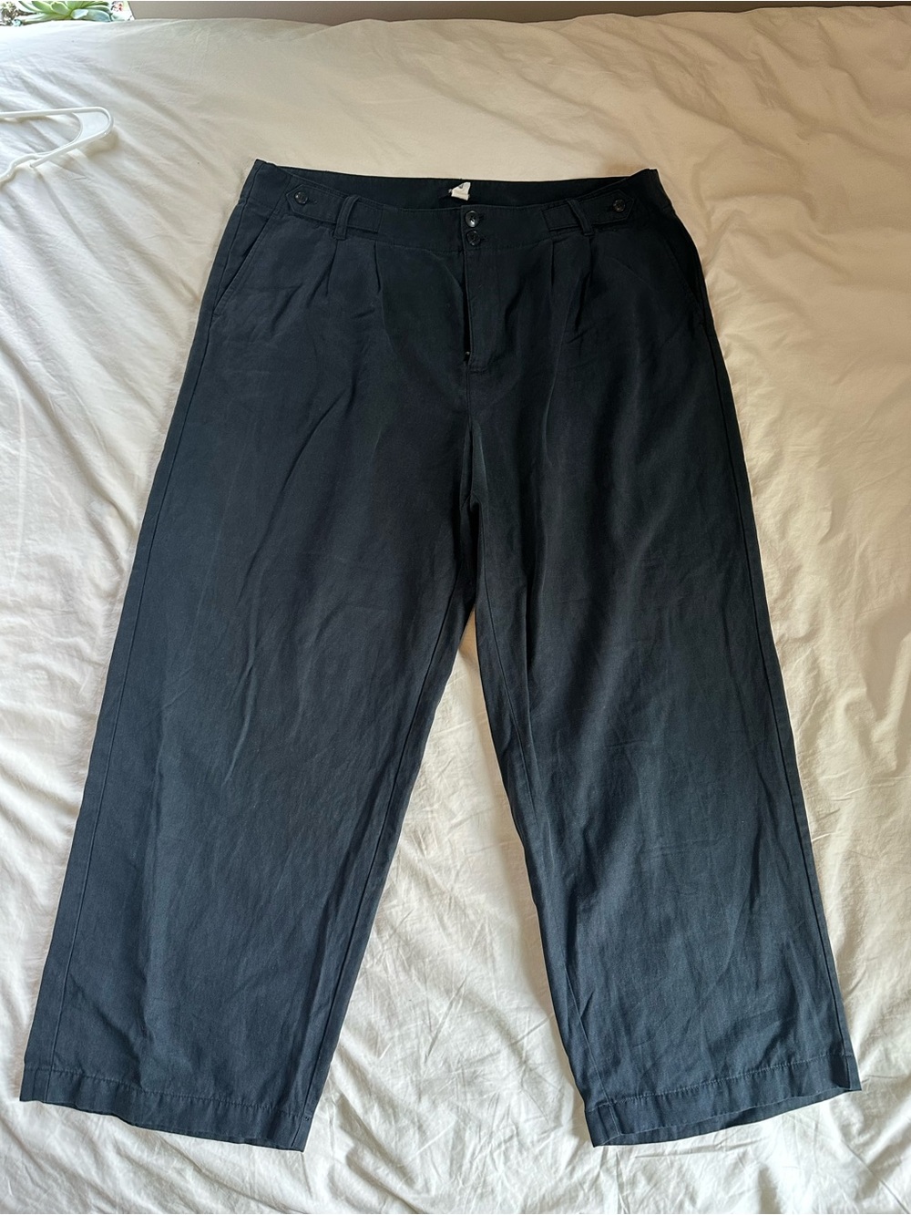Madewell women’s Black Wide-Leg Pants